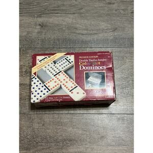 Cardinal Double 12 Dominoes Complete Game -91 Color Dot Dominoes
